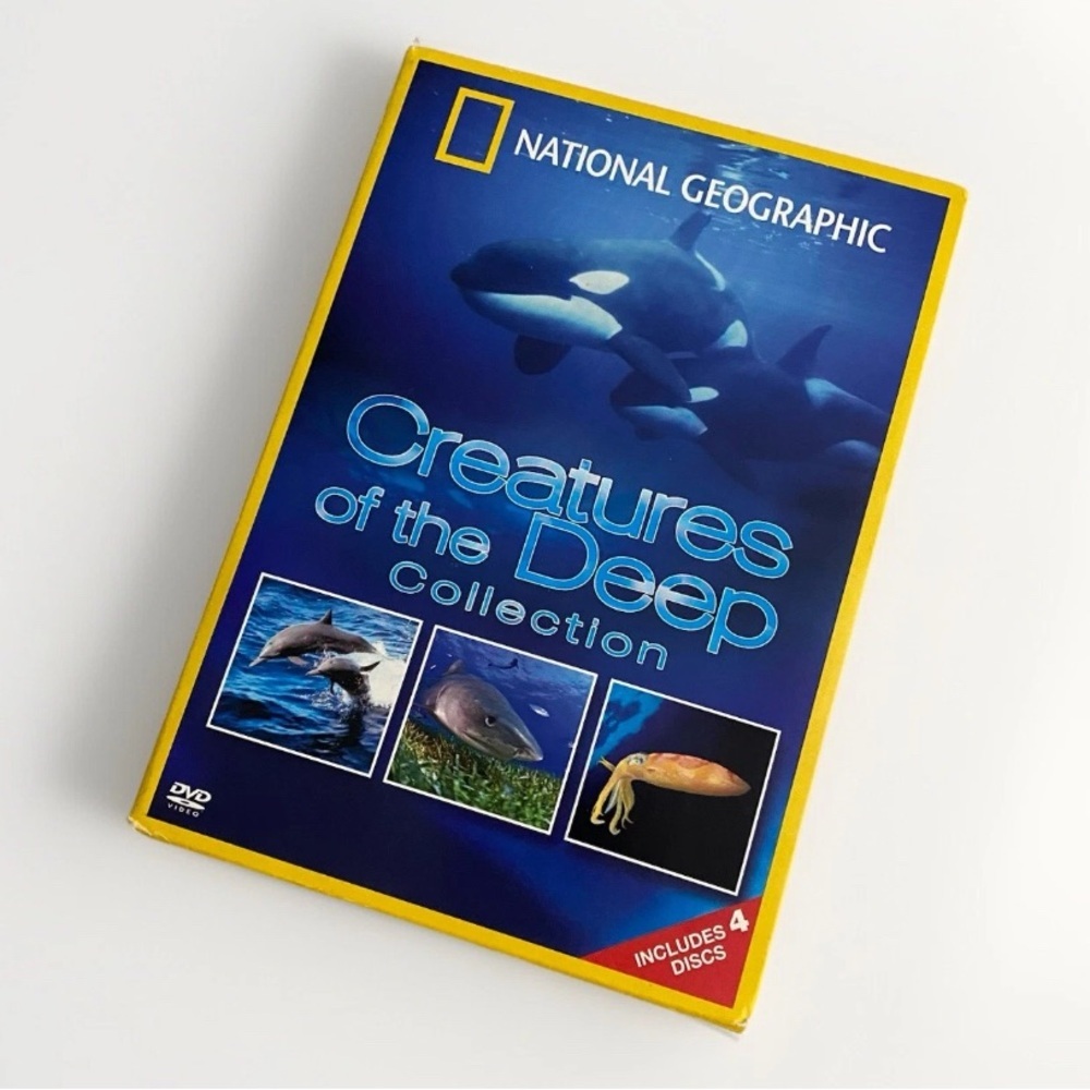 National Geographic Creatures Of The Deep ‘08 DVD Collection Whales Sharks Squid